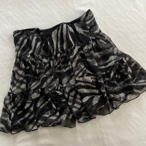 🦋3/40 VINTAGE Teired Sheer Mini Skirt (M)